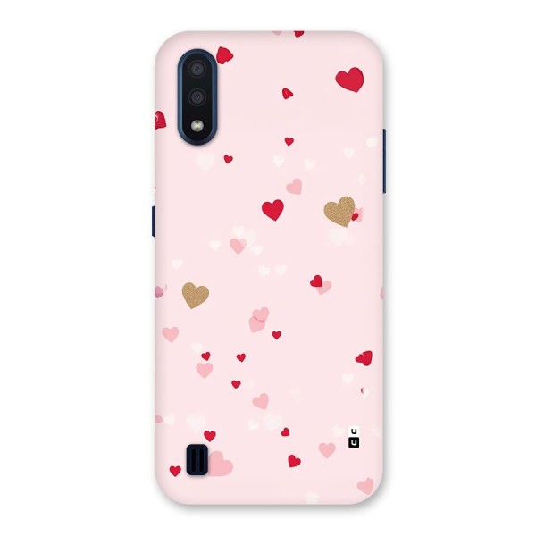 Flying Hearts Back Case for Galaxy M01
