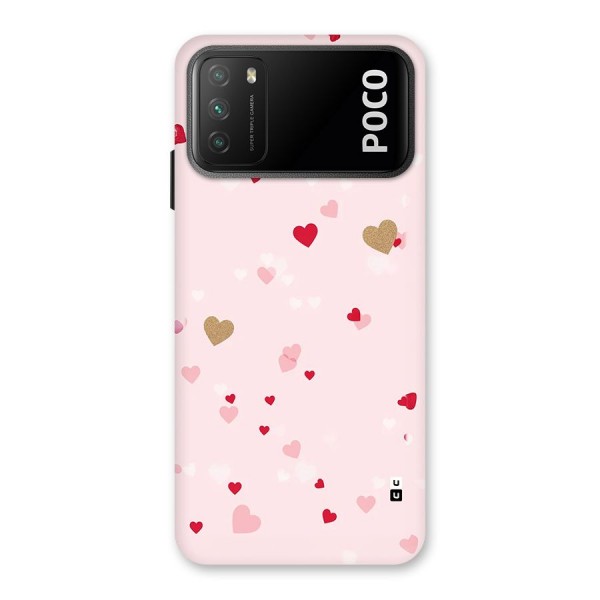 Flying Hearts Back Case for Poco M3