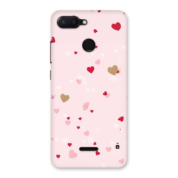 Flying Hearts Back Case for Redmi 6