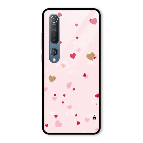 Flying Hearts Glass Back Case for Mi 10