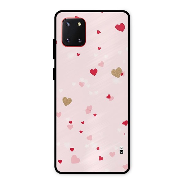 Flying Hearts Metal Back Case for Galaxy Note 10 Lite