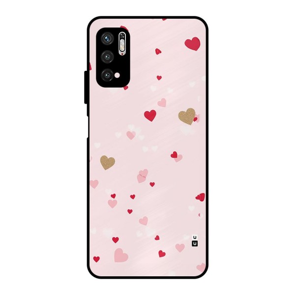 Flying Hearts Metal Back Case for Poco M3 Pro 5G