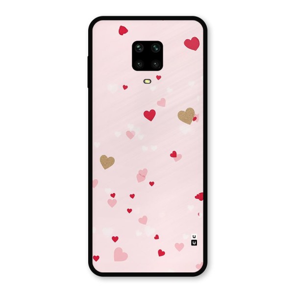 Flying Hearts Metal Back Case for Redmi Note 9 Pro Max