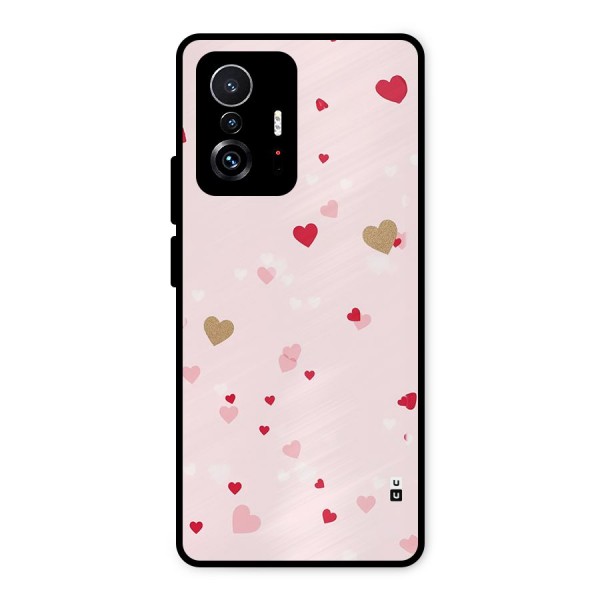 Flying Hearts Metal Back Case for Xiaomi 11T Pro