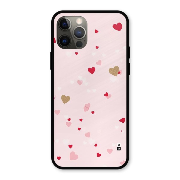 Flying Hearts Metal Back Case for iPhone 12 Pro