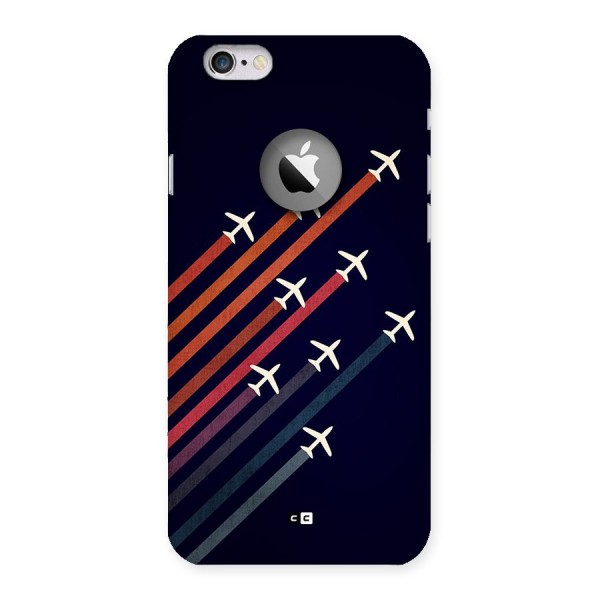 Flying Planes Back Case for iPhone 6 Logo Cut