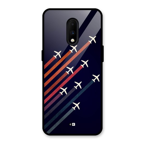 Flying Planes Glass Back Case for OnePlus 7