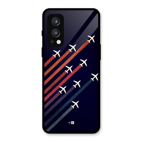 Flying Planes Glass Back Case for OnePlus Nord 2 5G