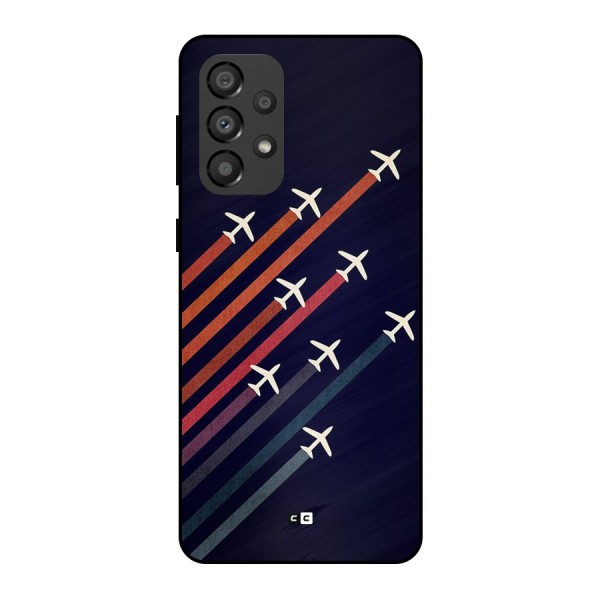 Flying Planes Metal Back Case for Galaxy A33 5G