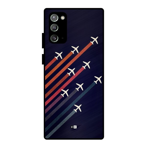 Flying Planes Metal Back Case for Galaxy Note 20