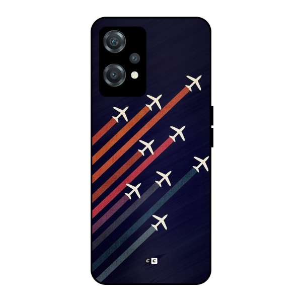 Flying Planes Metal Back Case for OnePlus Nord CE 2 Lite 5G
