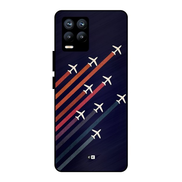Flying Planes Metal Back Case for Realme 8 Pro