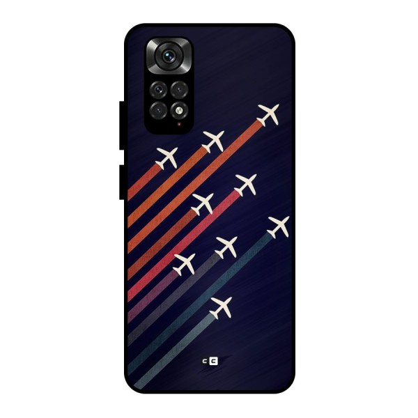Flying Planes Metal Back Case for Redmi Note 11 Pro Plus 5G