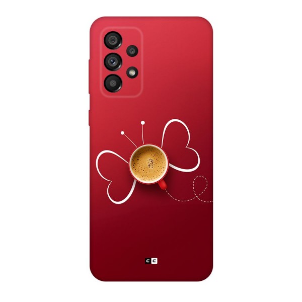 Flying Tea Back Case for Galaxy A73 5G