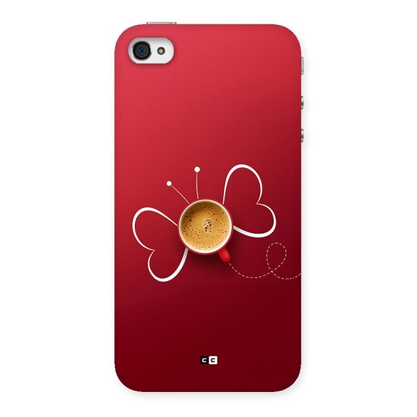 Flying Tea Back Case for iPhone 4 4s