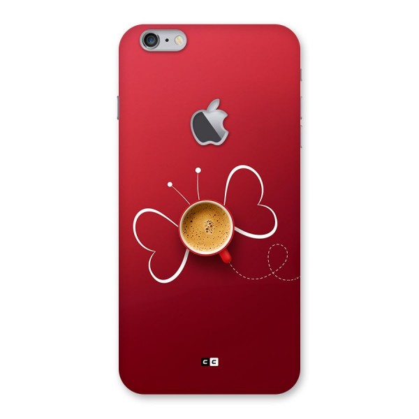 Flying Tea Back Case for iPhone 6 Plus 6S Plus Logo Cut
