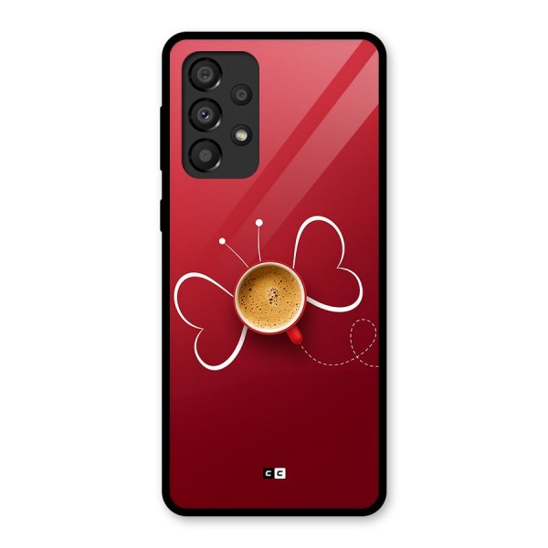 Flying Tea Glass Back Case for Galaxy A33 5G