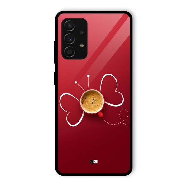 Flying Tea Glass Back Case for Galaxy A53 5G