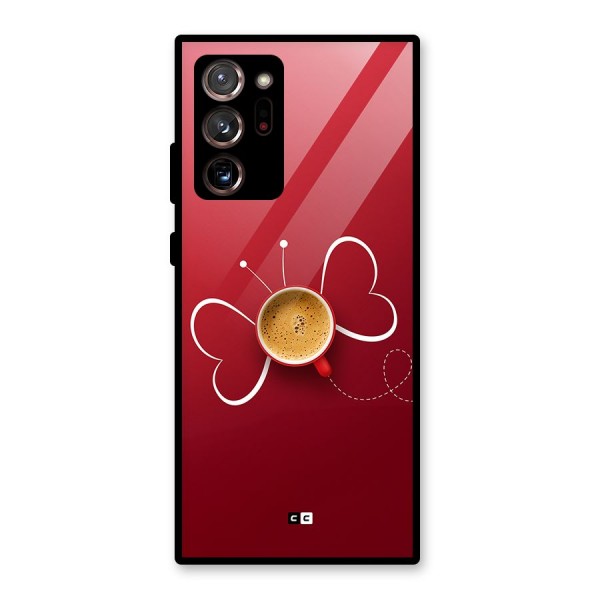 Flying Tea Glass Back Case for Galaxy Note 20 Ultra 5G