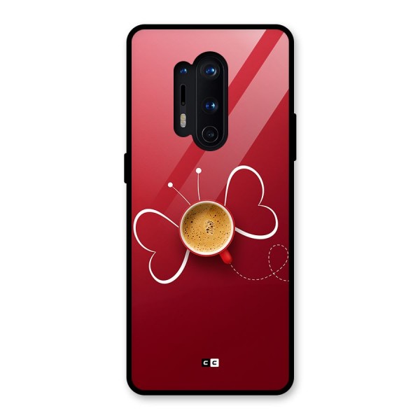 Flying Tea Glass Back Case for OnePlus 8 Pro