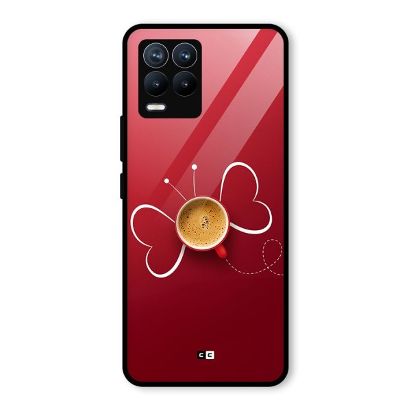 Flying Tea Glass Back Case for Realme 8 Pro