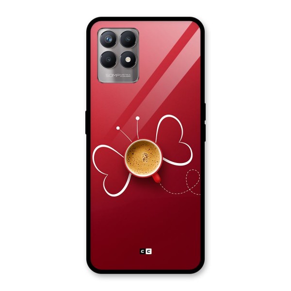 Flying Tea Glass Back Case for Realme Narzo 50