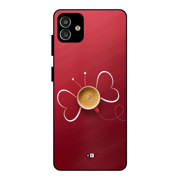 Flying Tea Metal Back Case for Galaxy M13 5G