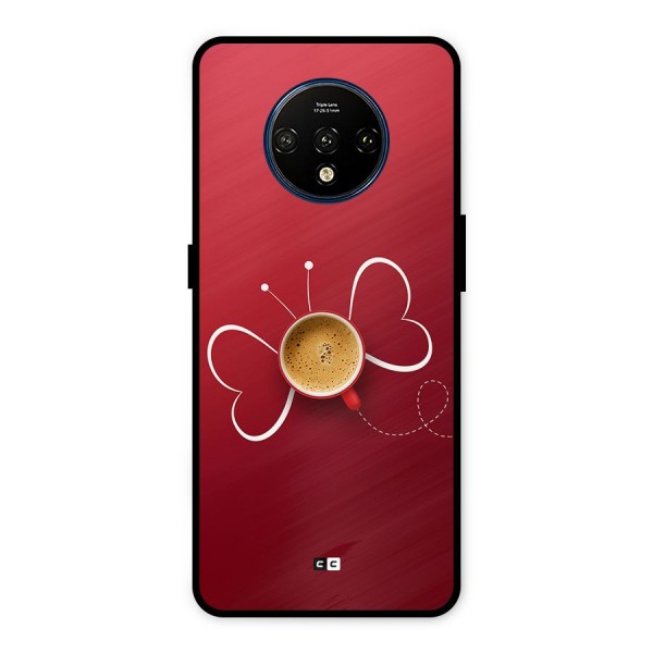 Flying Tea Metal Back Case for OnePlus 7T
