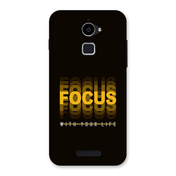 Focus Life Back Case for Coolpad Note 3 Lite