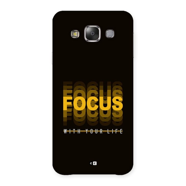 Focus Life Back Case for Galaxy E7