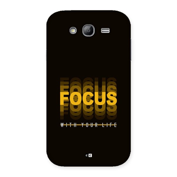 Focus Life Back Case for Galaxy Grand Neo Plus