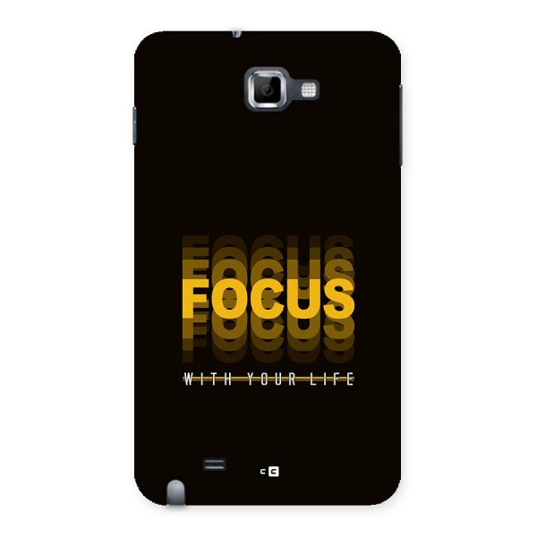 Focus Life Back Case for Galaxy Note