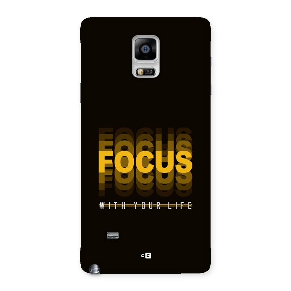 Focus Life Back Case for Galaxy Note 4