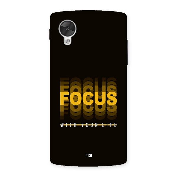 Focus Life Back Case for Google Nexus 5