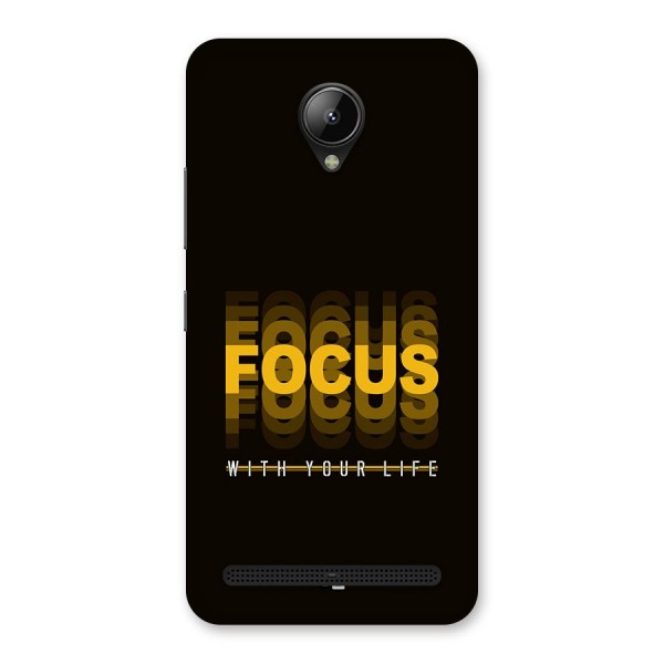 Focus Life Back Case for Lenovo C2