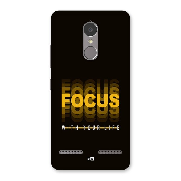Focus Life Back Case for Lenovo K6 Power