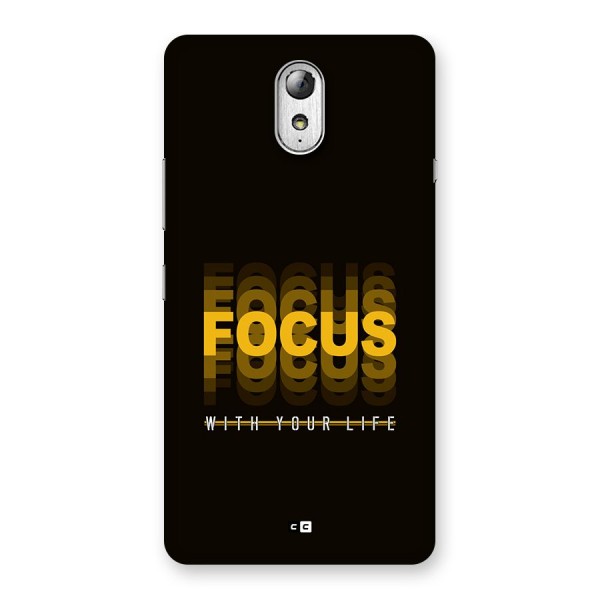 Focus Life Back Case for Lenovo Vibe P1M