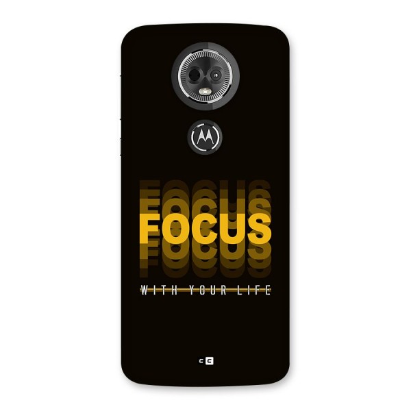 Focus Life Back Case for Moto E5 Plus