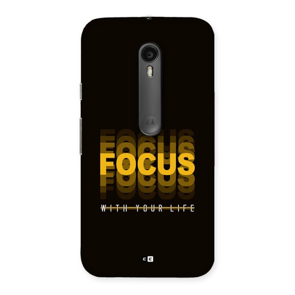 Focus Life Back Case for Moto G3