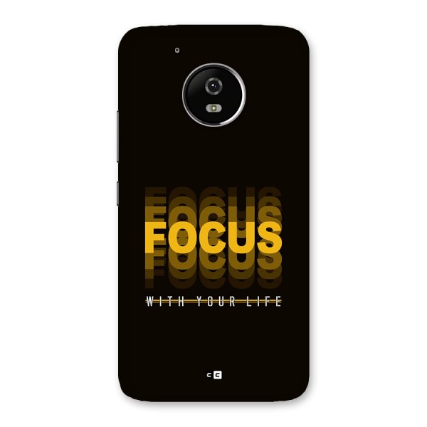 Focus Life Back Case for Moto G5