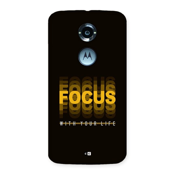 Focus Life Back Case for Moto X2