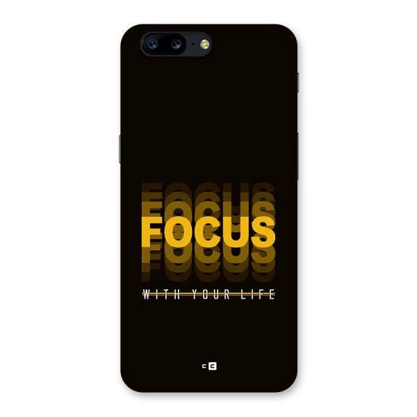 Focus Life Back Case for OnePlus 5