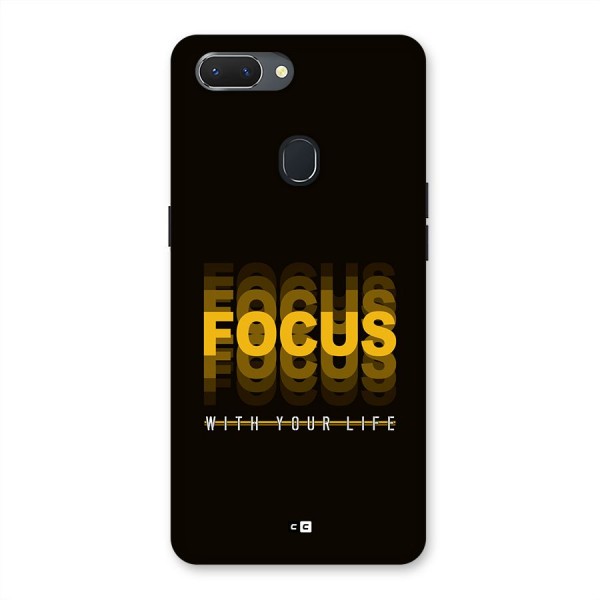 Focus Life Back Case for Realme 2