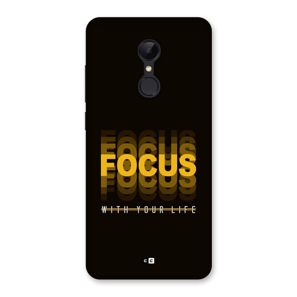 Focus Life Back Case for Redmi 5