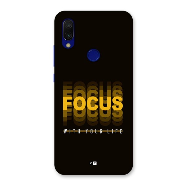 Focus Life Back Case for Redmi 7