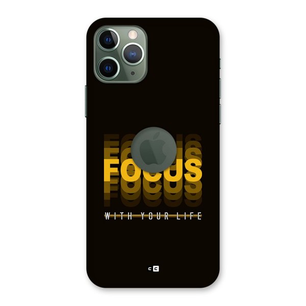 Focus Life Back Case for iPhone 11 Pro Logo Cut