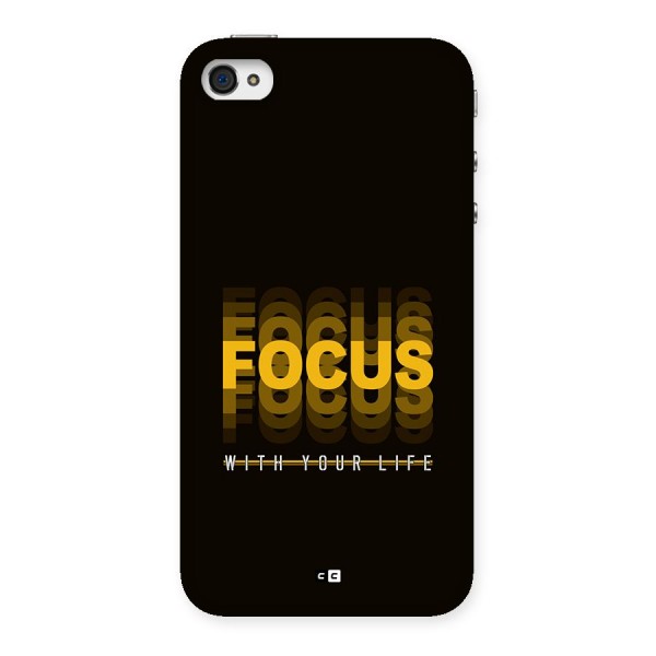 Focus Life Back Case for iPhone 4 4s