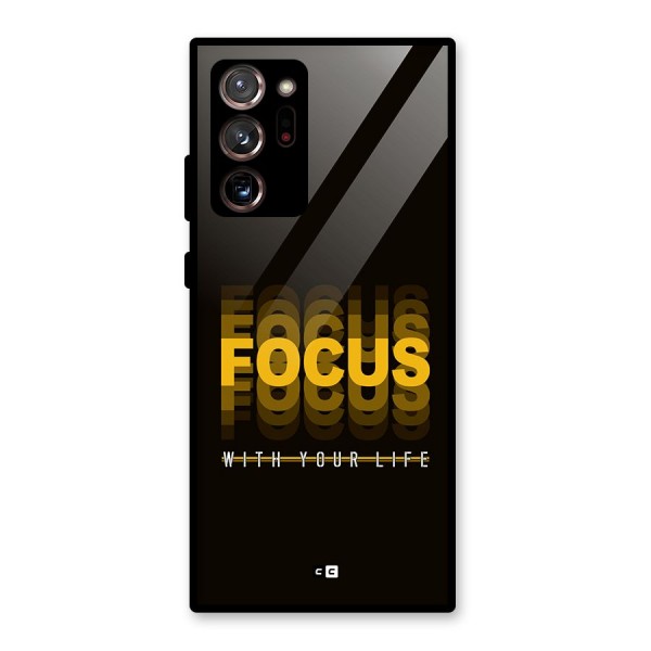 Focus Life Glass Back Case for Galaxy Note 20 Ultra
