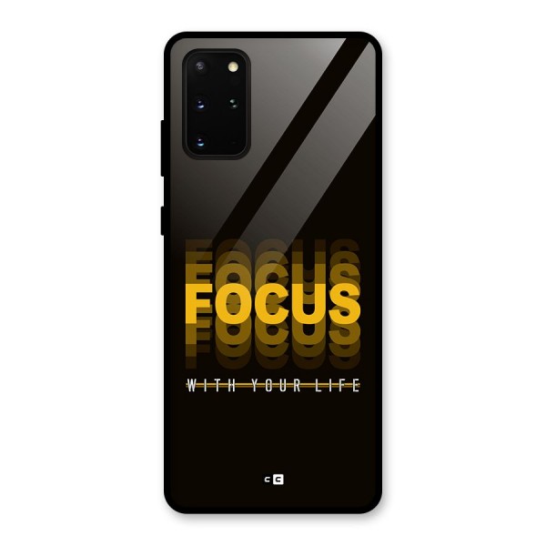 Focus Life Glass Back Case for Galaxy S20 Plus