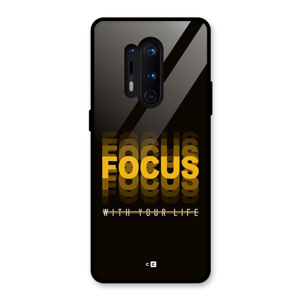 Focus Life Glass Back Case for OnePlus 8 Pro